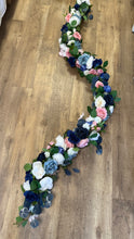 Load image into Gallery viewer, SPAYDE-I Blue &amp; Pink Floral Table Garland/Arch Swag