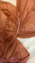 Load image into Gallery viewer, CRAMER-A Shimmery Terracotta Draping Material