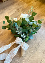 Load image into Gallery viewer, HUTS100-A Eucalyptus, Pinecones &amp; Rose Bridal Bouquet