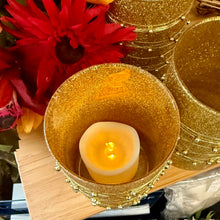Load image into Gallery viewer, LOVE100-Q Gold Cylinder Vases