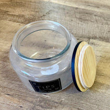 Load image into Gallery viewer, KISS-R Small Glass “tips” Jar With Lid