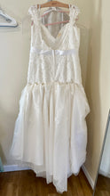 Load image into Gallery viewer, DOEGE- Ivory Lace Gown, Cap Sleeve. Size 20W