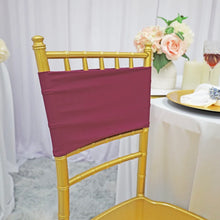 Load image into Gallery viewer, SMEG100-G Mulberry/Sangria, Spandex Chair Bands
