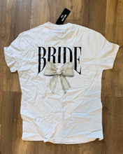 Load image into Gallery viewer, SPAYDE-O NWT Bow “Bride” T-Shirt. Size L
