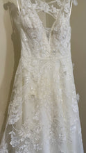 Load image into Gallery viewer, GASTON-D A-Line Sequins, Ivory Gown. Size 12