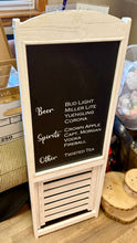 Load image into Gallery viewer, REES100-H White Chalkboard Stand/Drink Sign