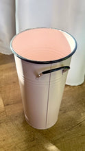 Load image into Gallery viewer, REES100-F 12” Pink Tin Flower Bucket