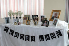 Load image into Gallery viewer, ELLA100-AP “Memory Lane” Burlap Banner