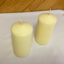 Load image into Gallery viewer, SHOO100-A Ivory Pillar Candle