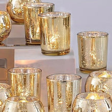 Load image into Gallery viewer, KISS-E Gold Votive Candle Cups