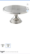 Load image into Gallery viewer, REES100-M Silver Dessert/Cake/Pizza Pedestal Stand