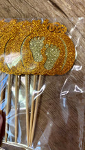 Load image into Gallery viewer, BRAC100-H Fall Baby Shower Cupcake Toppers
