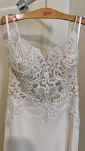 Load image into Gallery viewer, SMIT200-A Ivory Lace, Spaghetti Strap Gown. Size 12