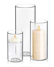 Load image into Gallery viewer, HIPP100-G Set of 3 Stackable Cylinder Vases