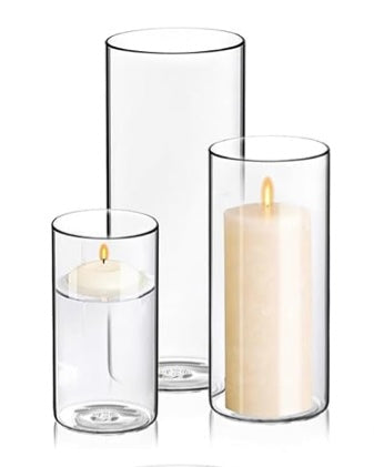HIPP100-G Set of 3 Stackable Cylinder Vases