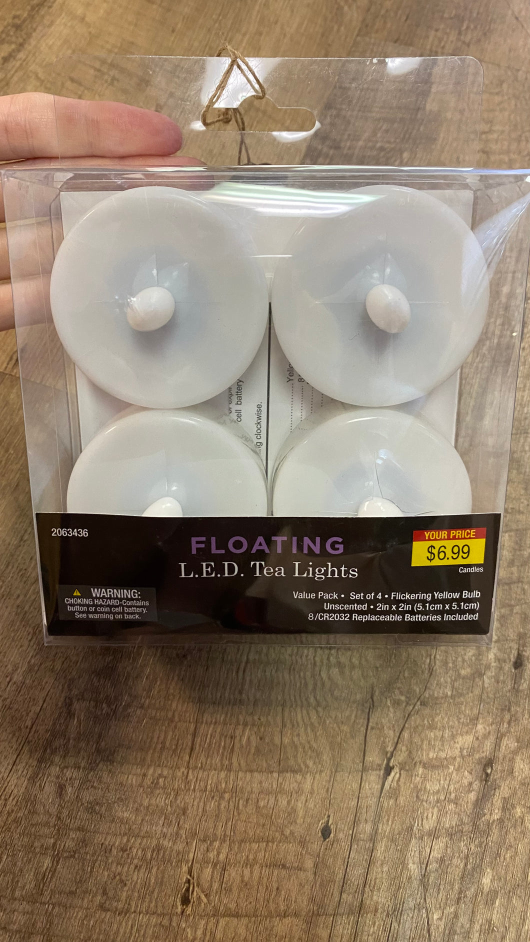 CASS100-P Battery Operated Floating Candles