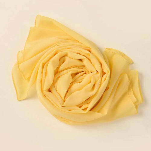 Yellow Chiffon Runner