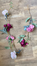 Load image into Gallery viewer, LING100-C Mulberry/Blush 6ft Garland