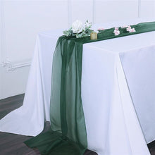 Load image into Gallery viewer, TERC100-M Hunter Green Draping Material/Chiffon Runner