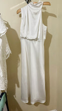 Load image into Gallery viewer, WARN100-A White Satin, Tea-Length Dress. M