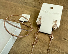 Load image into Gallery viewer, SMEG100-DP 3-pc Rose Gold Jewelry Set