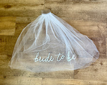 Load image into Gallery viewer, BORING-E “bride to be” Costume Veil