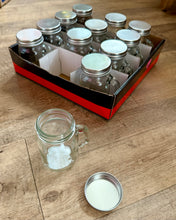 Load image into Gallery viewer, SMEG100-CP Set of 12 Mini Mason Jars