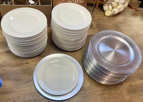 SMEG100-AE 14” Silver Charger Plate