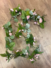 Load image into Gallery viewer, BEEN100-H 6’ Pink Rose Garland