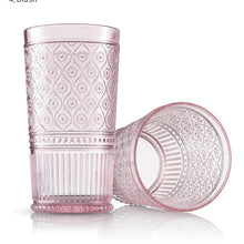 Load image into Gallery viewer, NESTOR-B Set of 4 Decorative Pink/Purple Glass Vases