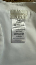 Load image into Gallery viewer, GASTON-B Strapless, White Satin Gown. Size 10