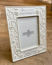 Load image into Gallery viewer, SMEG100-CR “Bless us o lord on our wedding day” 5x7” Frame