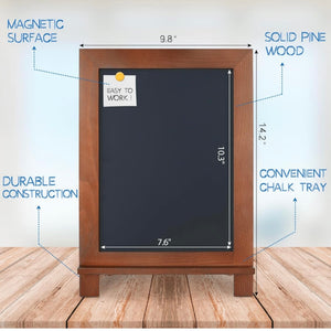 MACK100-E Wood Chalkboard Easel