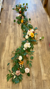 HIPP100-B Ivory/Mauve/Orange Garland