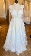 Load image into Gallery viewer, GASTON-D A-Line Sequins, Ivory Gown. Size 12