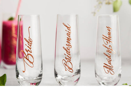 MCCO300-W Assorted Stemless Champagne Classes