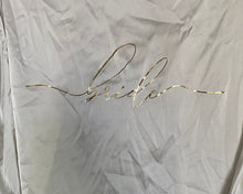 Load image into Gallery viewer, PROS100-O White Satin “Bride” Robe. Size OS