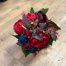 Load image into Gallery viewer, MCNE100-A Navy Blue &amp; Burgundy Bouquet