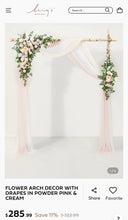 Load image into Gallery viewer, ALTS-C Ling’s Moment Arch Swag (Pink/Cream)
