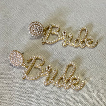 Load image into Gallery viewer, BORING-D Gold “Bride” Earrings