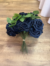 Load image into Gallery viewer, WILSON-N 33 Navy Blue Foam Flowers