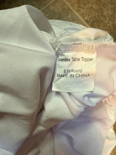 Load image into Gallery viewer, REES100-E 72” Round White Spandex “Tablecloth”