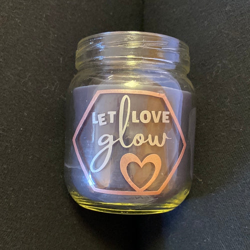 GRUM100-C  50 “Let Love Glow” Candle Favors
