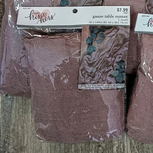 BRAN100-D Mauve Cheesecloth