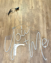 Load image into Gallery viewer, DIEH300-C LED “You + Me” Sign