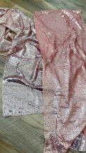 Load image into Gallery viewer, REES100-A Matte Pink, Sequins Table Runner
