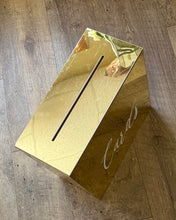 Load image into Gallery viewer, KISS-A Gold Mirrored “Cards” Box