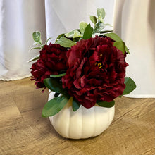 Load image into Gallery viewer, BERK200-H Burgundy Floral, Pumpkin Arrangement