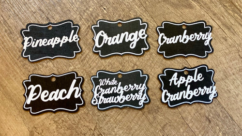 MATT100-F Assorted Juice Chalkboard Signs