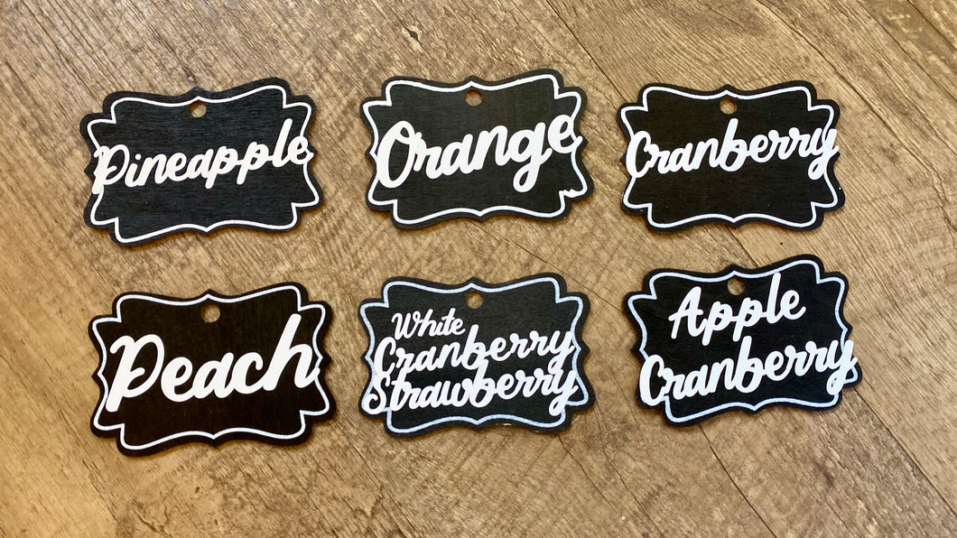 MATT100-F Assorted Juice Chalkboard Signs